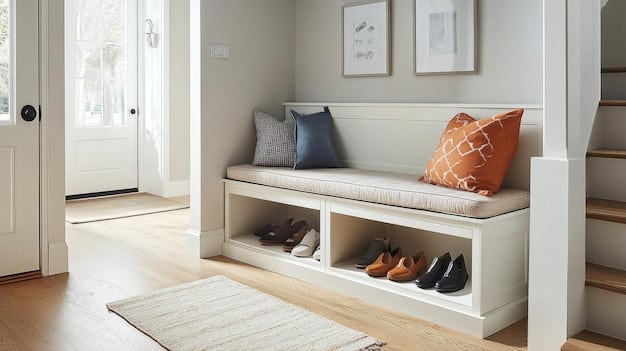 DIY Entryway Bench: Organize Shoes for Under $60