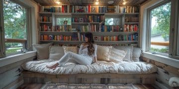 Create a Cozy Reading Nook: DIY Bench with Book Storage - Cover Image