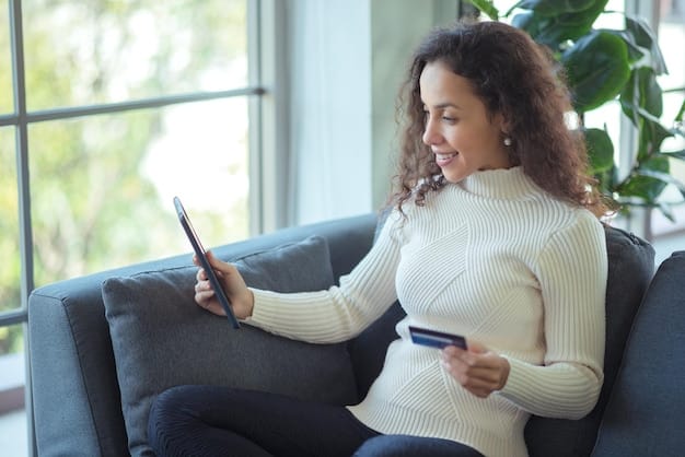 A person using a budgeting app on their phone, showcasing the use of technology for managing personal finances.