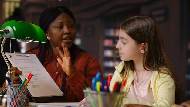 A teacher providing one-on-one support to a student with special needs in a classroom setting. The image should convey empathy and dedication, highlighting the importance of individualized learning.