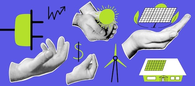 A collage showing various examples of green jobs, such as solar panel installation, wind turbine maintenance, electric vehicle manufacturing, and sustainable agriculture. The image highlights the economic opportunities in the environmental sector.