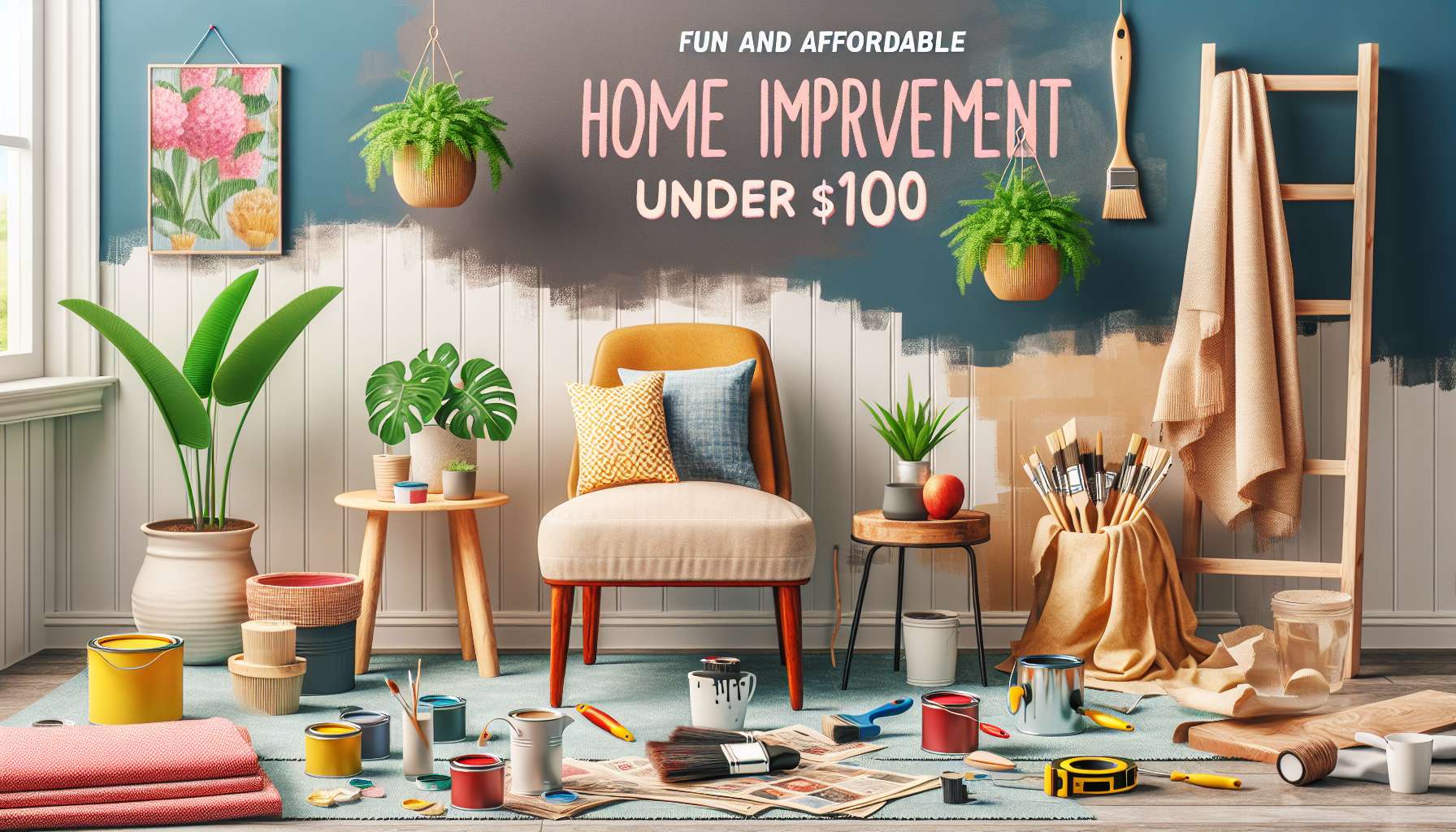 Revamp Your Home Under $100: Fun & Affordable DIY Tips!