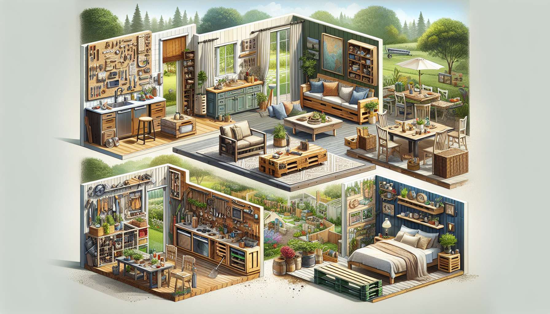 Revamp Your Space: Chic DIY Ideas for the Modern American Home