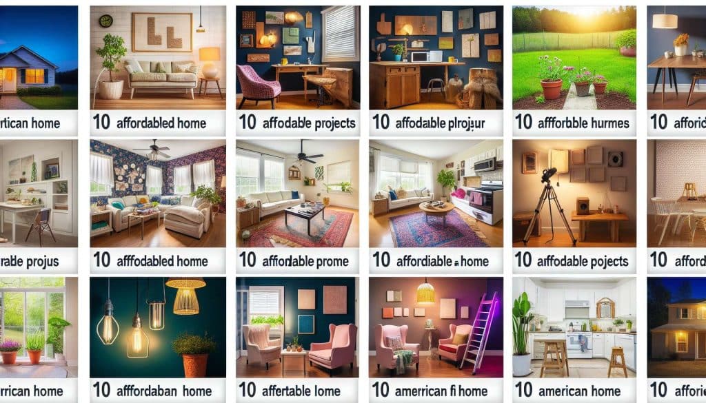 Elevate Your American Home: 10 Budget-Friendly DIY Projects