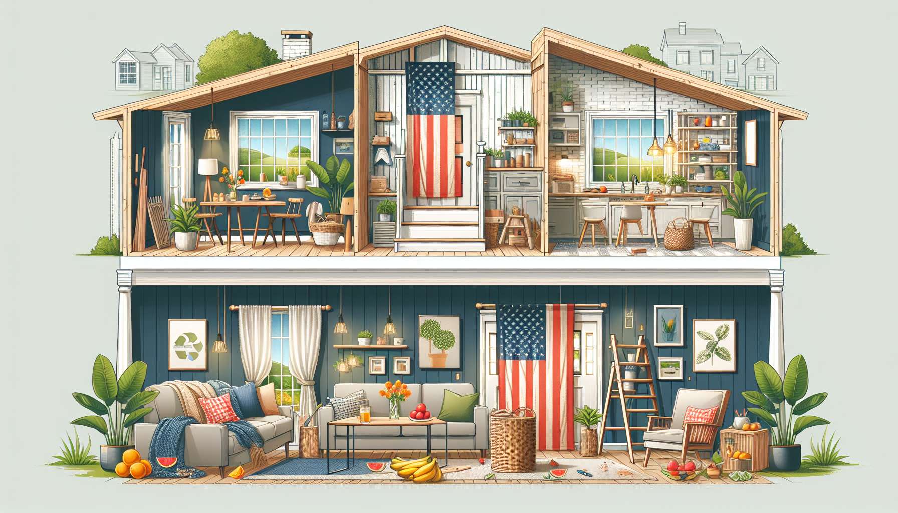 Cozy & Practical: 7 DIY Projects to Transform Your American Home