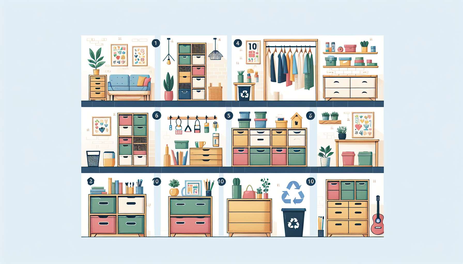 10 DIY Projects to Declutter and Organize Your Home Effortlessly