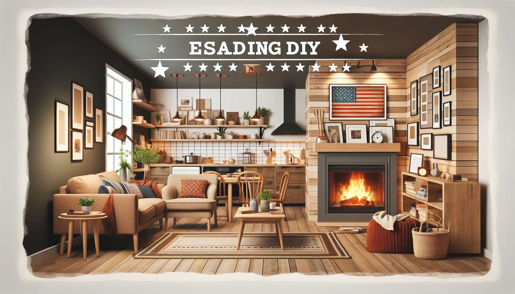 Cozy Home Makeover: Simple DIY Projects for American Interiors