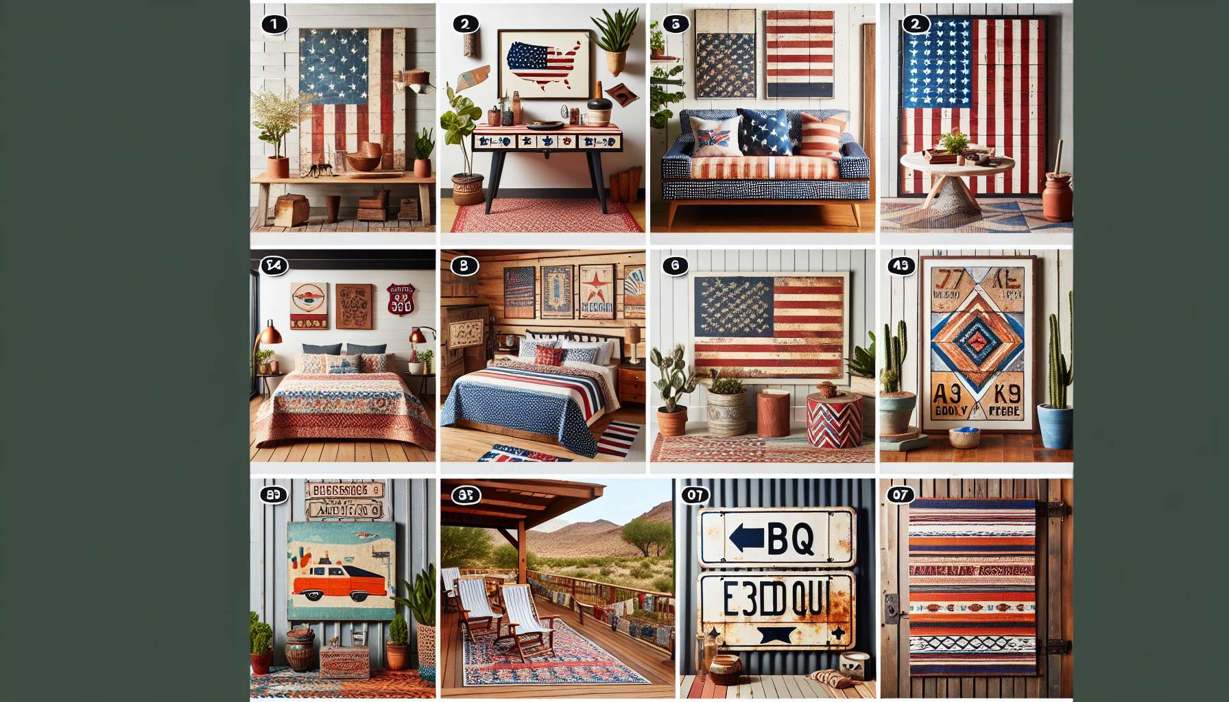 10 DIY Projects to Add a Touch of American Style to Your Home