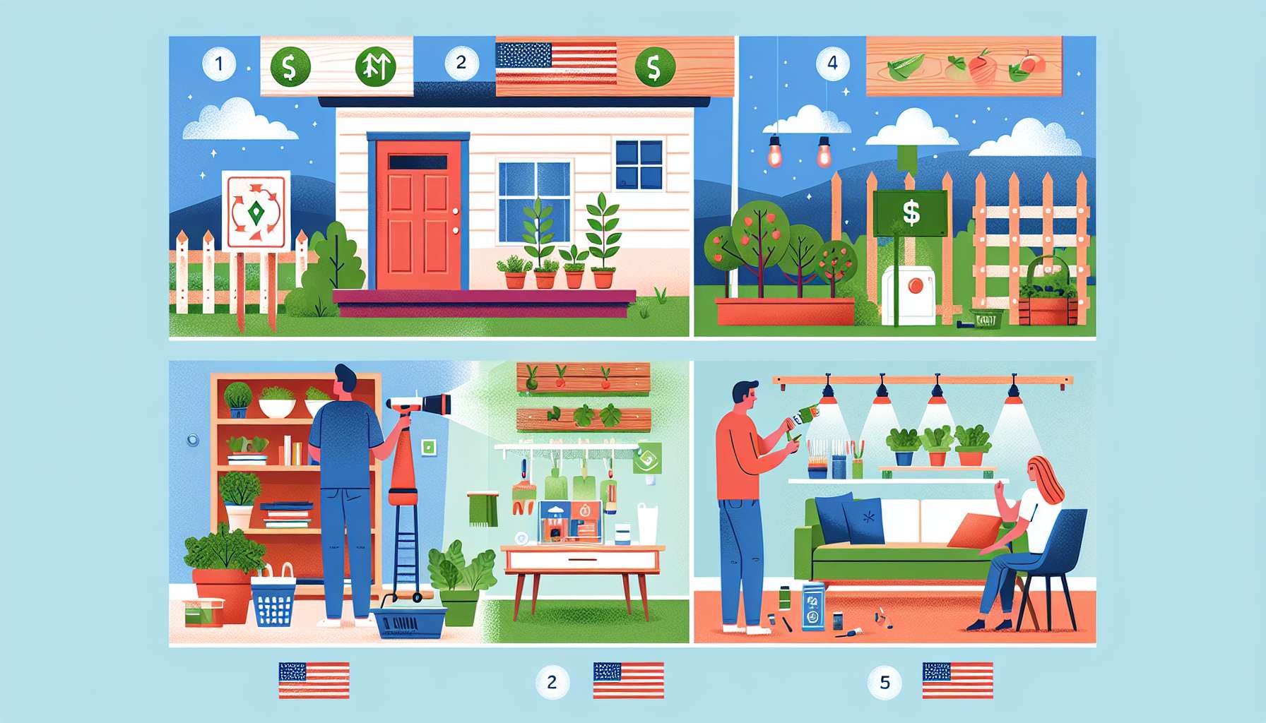 DIY Home Improvement: 5 Projects to Enhance and Save Money in the USA