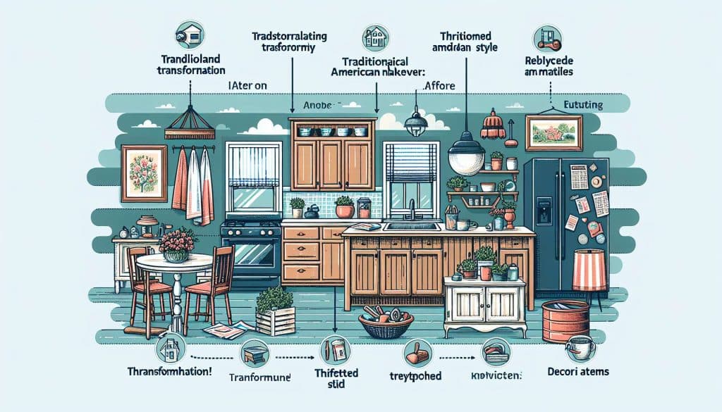 Transform Your Kitchen with American Flair: Budget-Friendly DIY Ideas